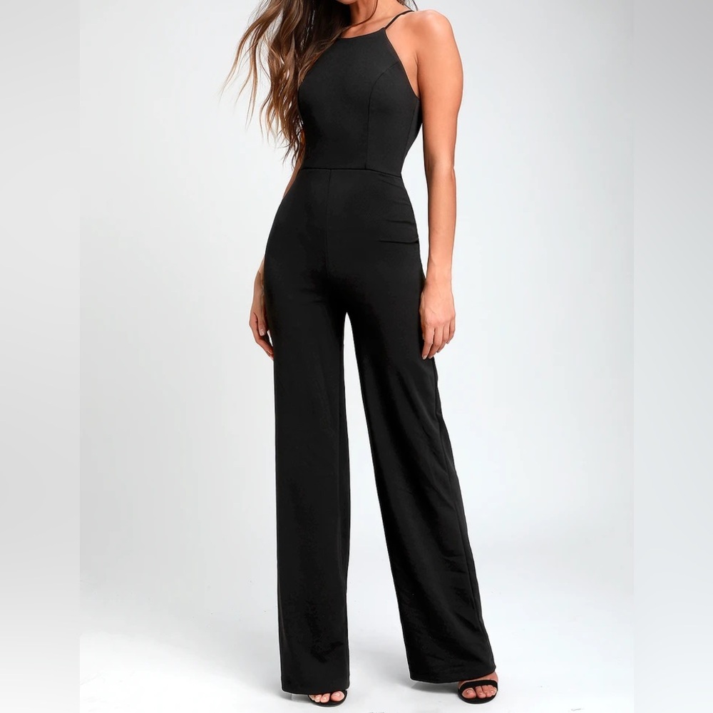 Black Wide Leg Jumpsuit